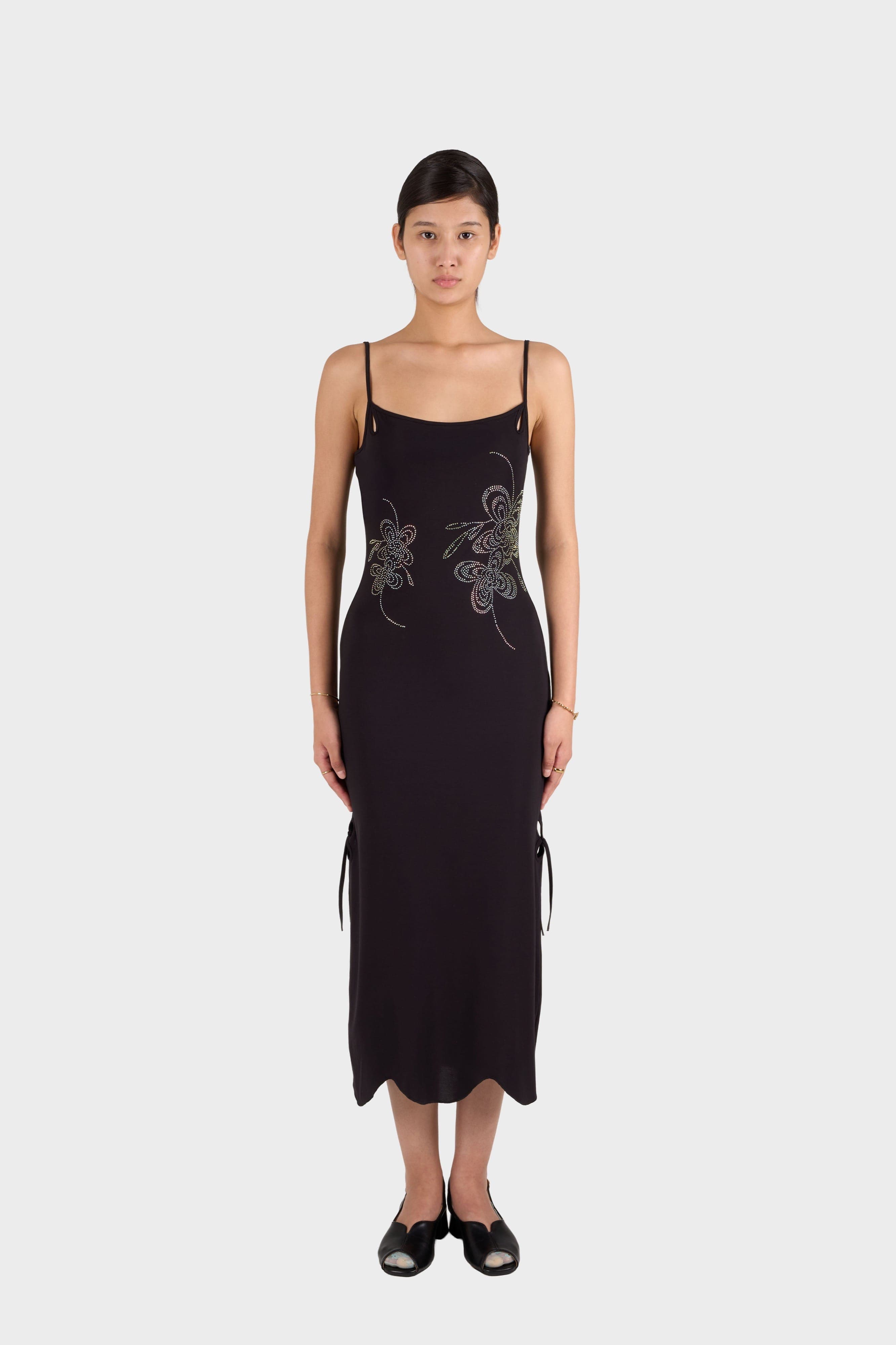 Crystal Petal Slip Dress