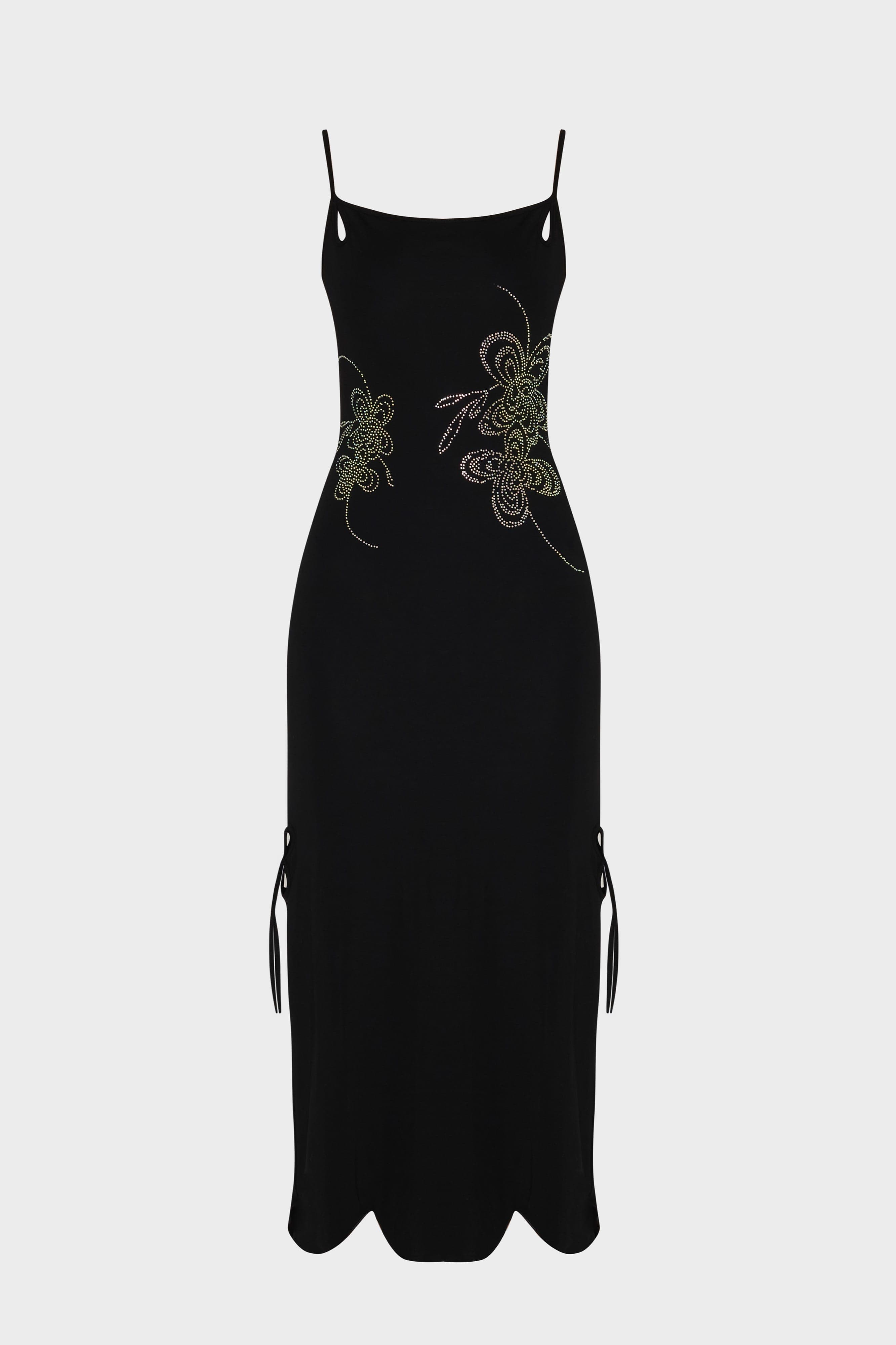 Crystal Petal Slip Dress