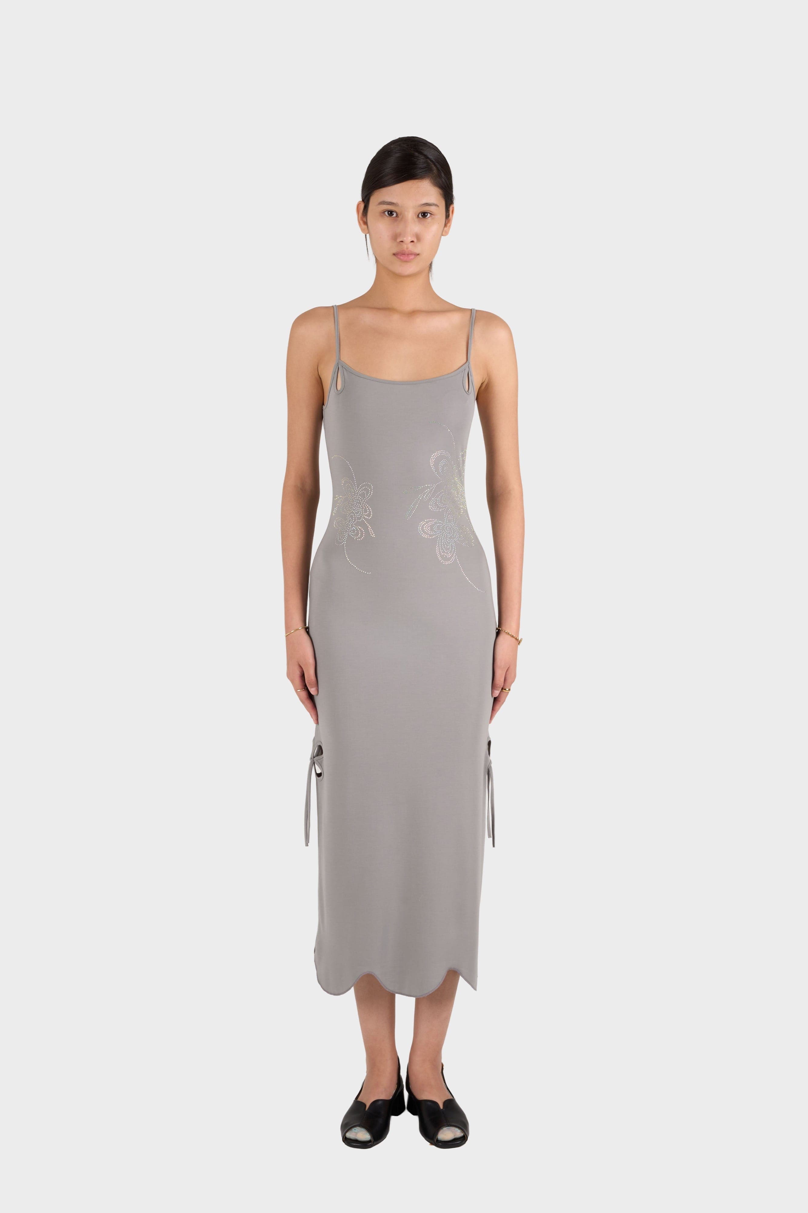 Crystal Petal Slip Dress