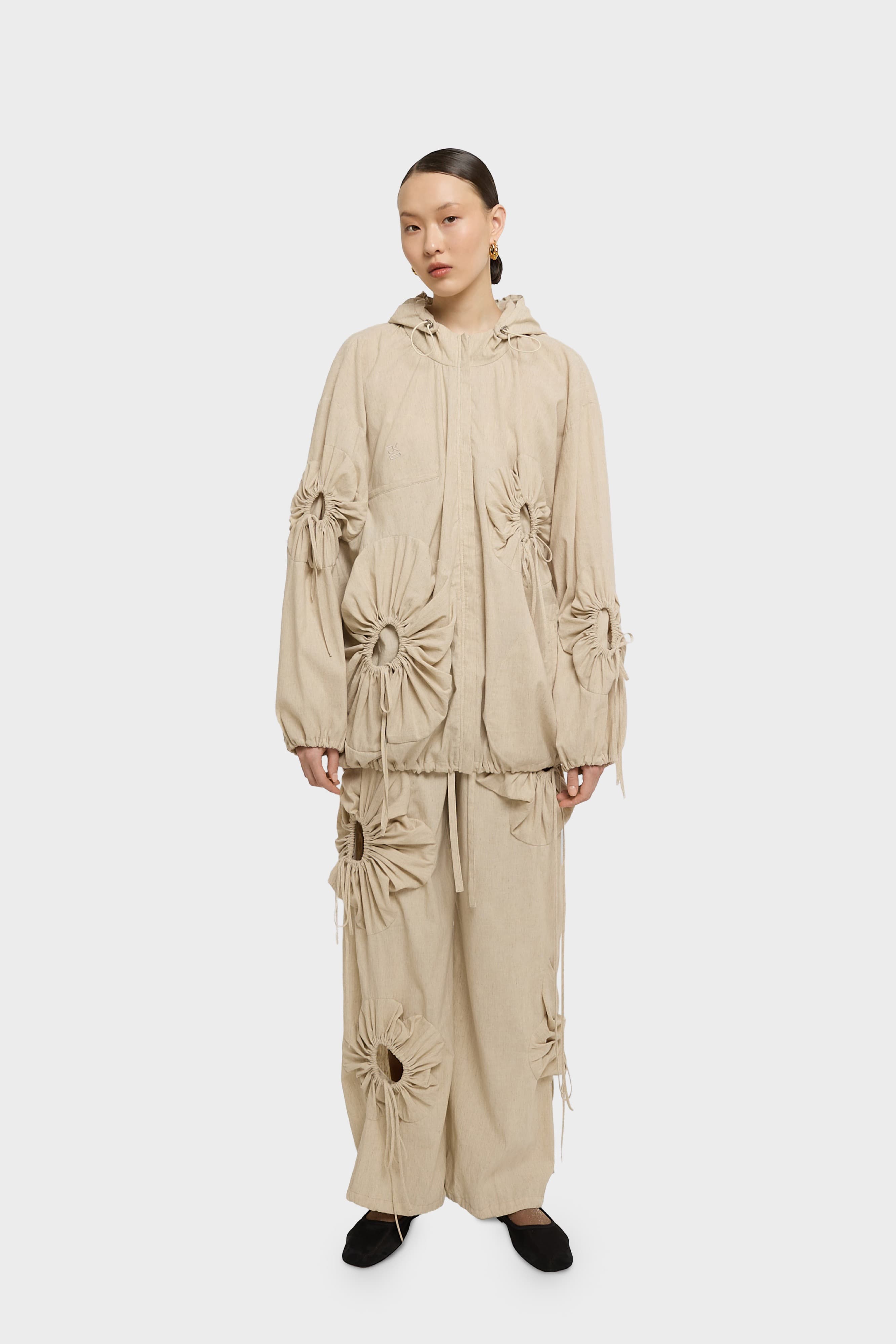 Flower Linen Jacket