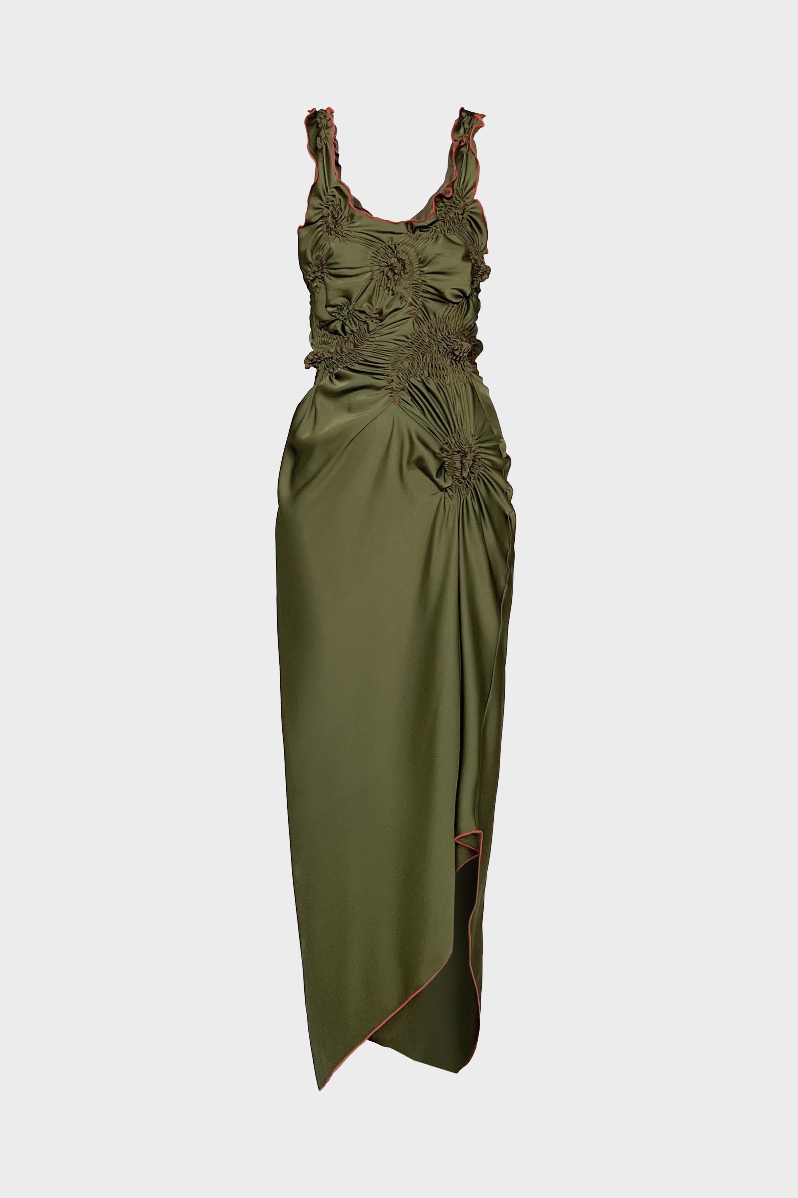Markiza Paisley Dress In Satin