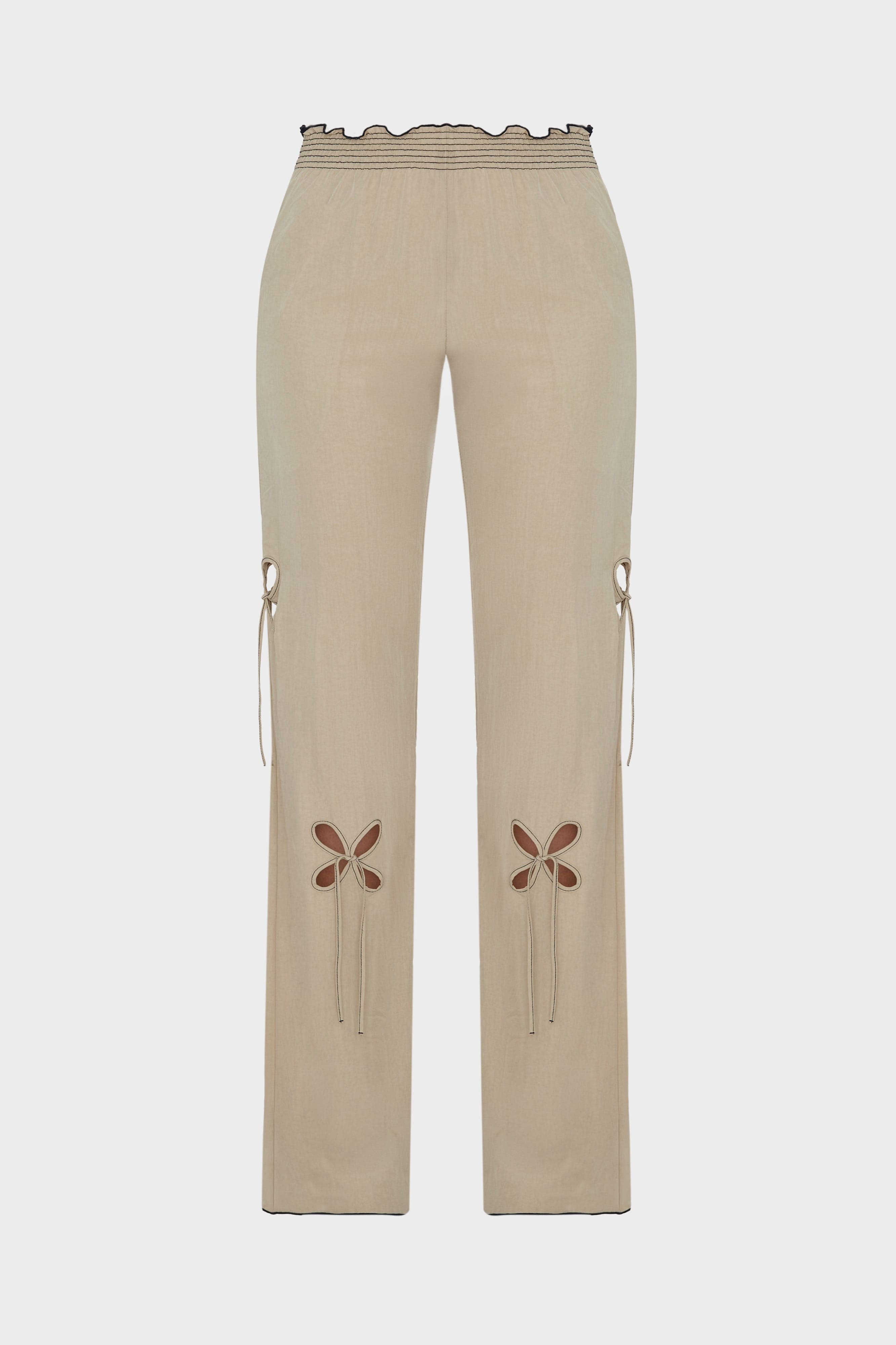 Suzani Backstitch Petal Pants