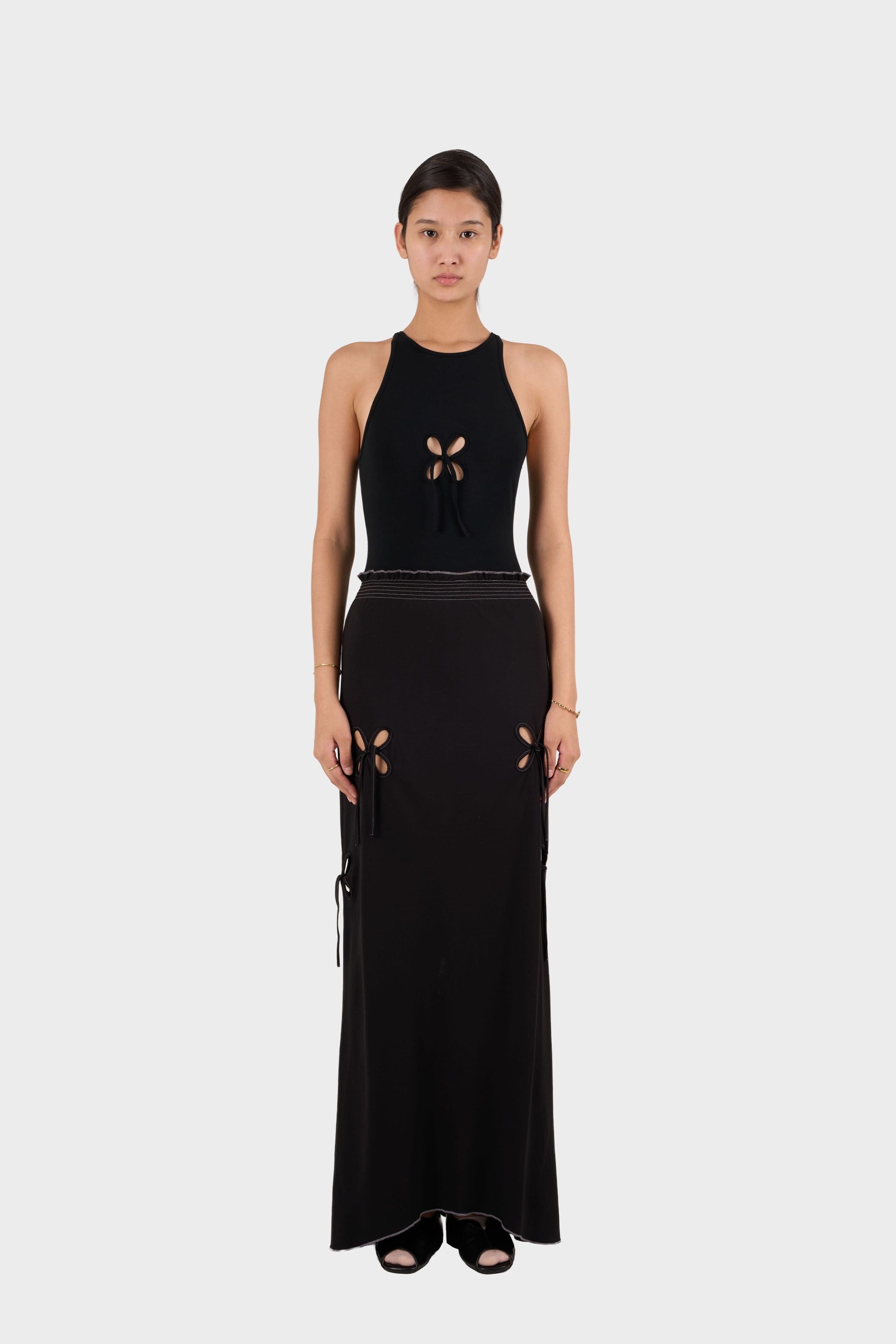 Suzani Backstitch Petal Skirt